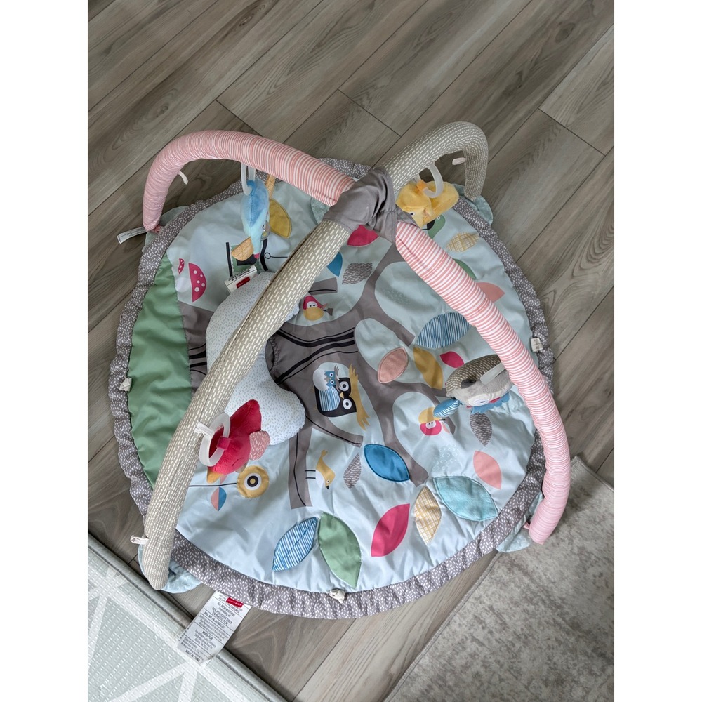 Skip Hop Treetop Friends Baby Activity Gym Play Mat Grey Pink Blue